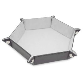Dice Tray: LX: hexagon: White