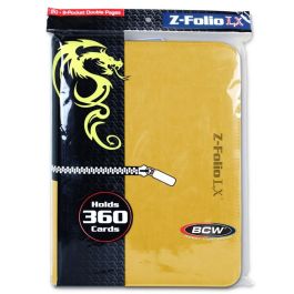 Binder: 9pkt: Zipper Folio: LX YELLOW