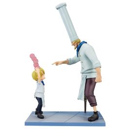 Bandai Revible Moment Ichibansho Figure Sanji & Zeff (Road to Down)"One Piece"
