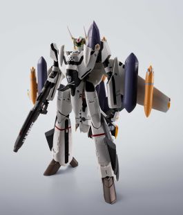 Bandai x Tamashii Nations Hi-Metal R VF-0S Phoenix (Roy Focker Use) + QF-2200D-B Ghost "Macross"