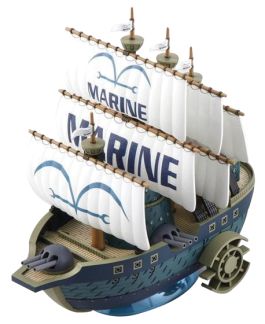 Gunpla: One Piece Grand Ship Collection Model Kit - (2203040) #007 Marine Ship