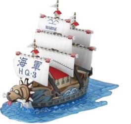 Gunpla: One Piece Grand Ship Collection Model Kit - (2215531) #008 Garp's Marine Ship
