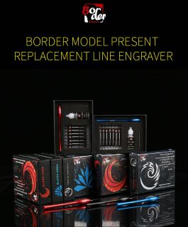 Border Model Replacement Line Engraver 'bluish Rock'(blue)