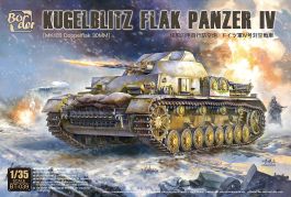 Border Model 1/35 Kugelblitz Flak Panzer Iv (mk103 Doppelflak 30mm)