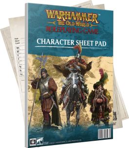 Warhammer The Old World Character Sheet Pad