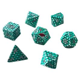 7-Set Dragonscale Metal Green