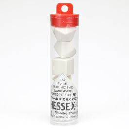 6-set Tube Opaque Blank White