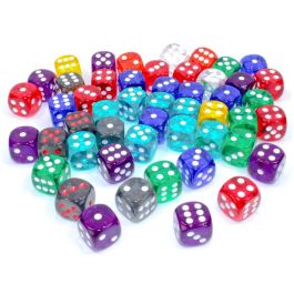 d6 Bag 16mm Translucent (50)
