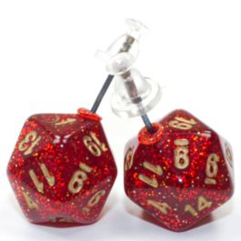 Stud Earrings GLT Ruby Mini d20