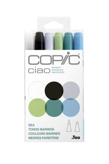 Copic Ciao Marker Sea 6Pc Set