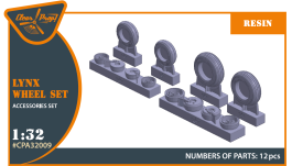 Clear Prop 1/32 Lynx wheel set