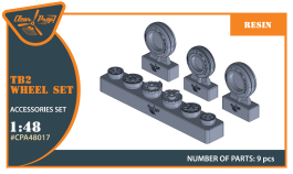 Clear Prop 1/48 TB.2 Wheel Set