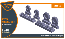 Clear Prop 1/48 Lynx wheel set