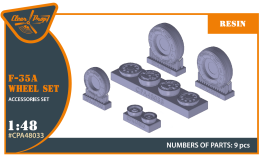 Clear Prop 1/48, F-35A Wheel Set