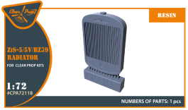 Clear Prop 1/72 ZiS-5/5V/BZ39 Radiator for Clear Prop kits