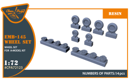 Clear Prop 1/72 EMB-145 wheel set for A-model kits