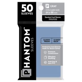 Phantom: Protective Sleeves: Gloss/Gloss Gray Size (50)