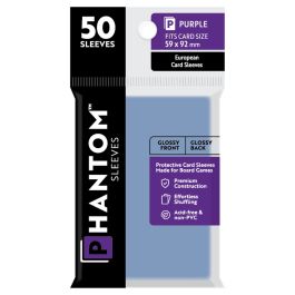 Phantom: Protective Sleeves:: Gloss/Gloss Purple Size (50)