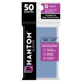 Phantom: Protective Sleeves:: Gloss/Gloss Violet Size (50)