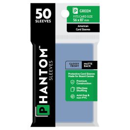 Phantom: Protective Sleeves: Gloss/Matte GREEN Size (50)