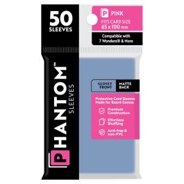 Phantom: Protective Sleeves: Gloss/Matte PINK Size (50)