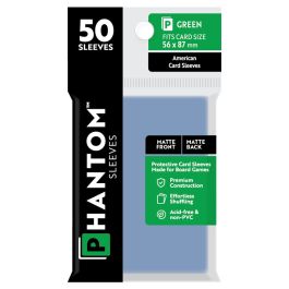 Phantom: Protective Sleeves: Matte/Matte Green Size (50)