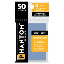 Phantom: Protective Sleeves: Matte/Matte Gold Size (50)
