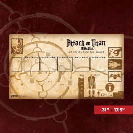 Attack On Titan Deck Building Game Playmat