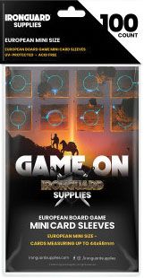 Ironguard: Board Game Sleeves EU Mini 44mm x 68mm (100)