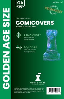 Comicare: Golden PE Bags (100)