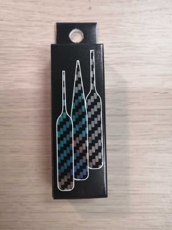 Dspiae Lrregular Carbon Fiber Sanding Stick (Adhesive sandpaper required  CFB-S01) Type 1