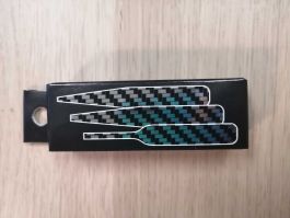 Dspiae Lrregular Carbon Fiber Sanding Stick (Adhesive sandpaper required  CFB-S02) Type 2