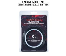 Dspiae Hard Edged Carving Tape with Adhesive Back 4mm x 30m (for Panel Lines)