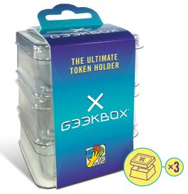 Geekbox Clear Plastic Token Storage Box/Lid (3 pk)