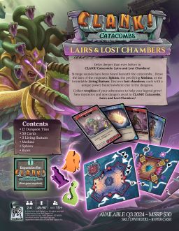 Clank!: Catacombs - Lairs & Losts Chambers Expansion