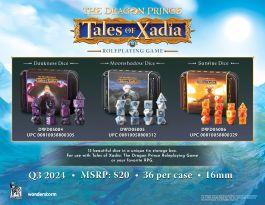 Tales of Xadia Role Playing Game: The Dragon Prince - Moonshadow Dice Set (13)