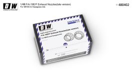 Detail & Wonder Studio 1/48 F/A-18E/F Exhaust Nozzles (late version) 
for HASEGAWA/MENG Kit