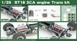 Ebbro 1/20 Exclusively for BT18 SCA Engine Trans Kit