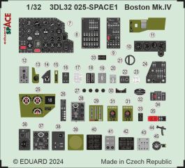 Eduard Boston Mk.IV space 1/32 Space for HKM