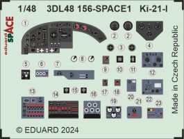 Eduard Ki-21-I SPACE 1/48 Space for ICM