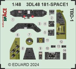 Eduard TBD-1 space 1/48 Space for HOBBY BOSS