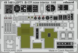 Eduard B-17F nose interior 1/48 Photo etched set for EDUARD