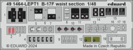 Eduard B-17F waist section 1/48 Photo etched set for EDUARD