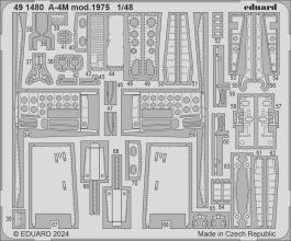 Eduard A-4M mod. 1975 1/48 Photo Etched Set for MAGIC FACTORY