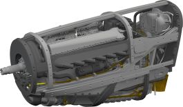 Eduard P-51B/C engine 1/48 Brassin for EDUARD