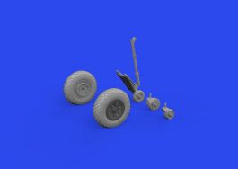 Eduard TBF/TBM wheels w/pattern 1/48 Brassin for ACADEMY