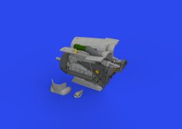 Eduard Bf 109G-6 engine PRINT 1/72 Brassin for EDUARD