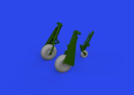 Eduard P-51D wheels diamond tread 1/72 Brassin for EDUARD