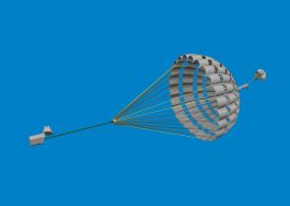 Eduard F-4E parachute PRINT 1/72 Brassin for FINE MOLDS