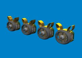 Eduard B-24H engines PRINT 1/72 Brassin for AIRFIX